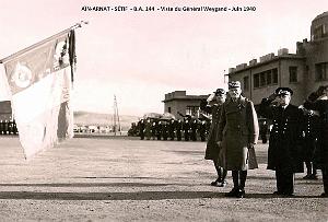 Ain-Arnat-Setif - B.A. 144 - Visite Weygand -1940